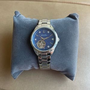 Women’s Bulova watch. In excellent condition. Worn maybe 5 times.